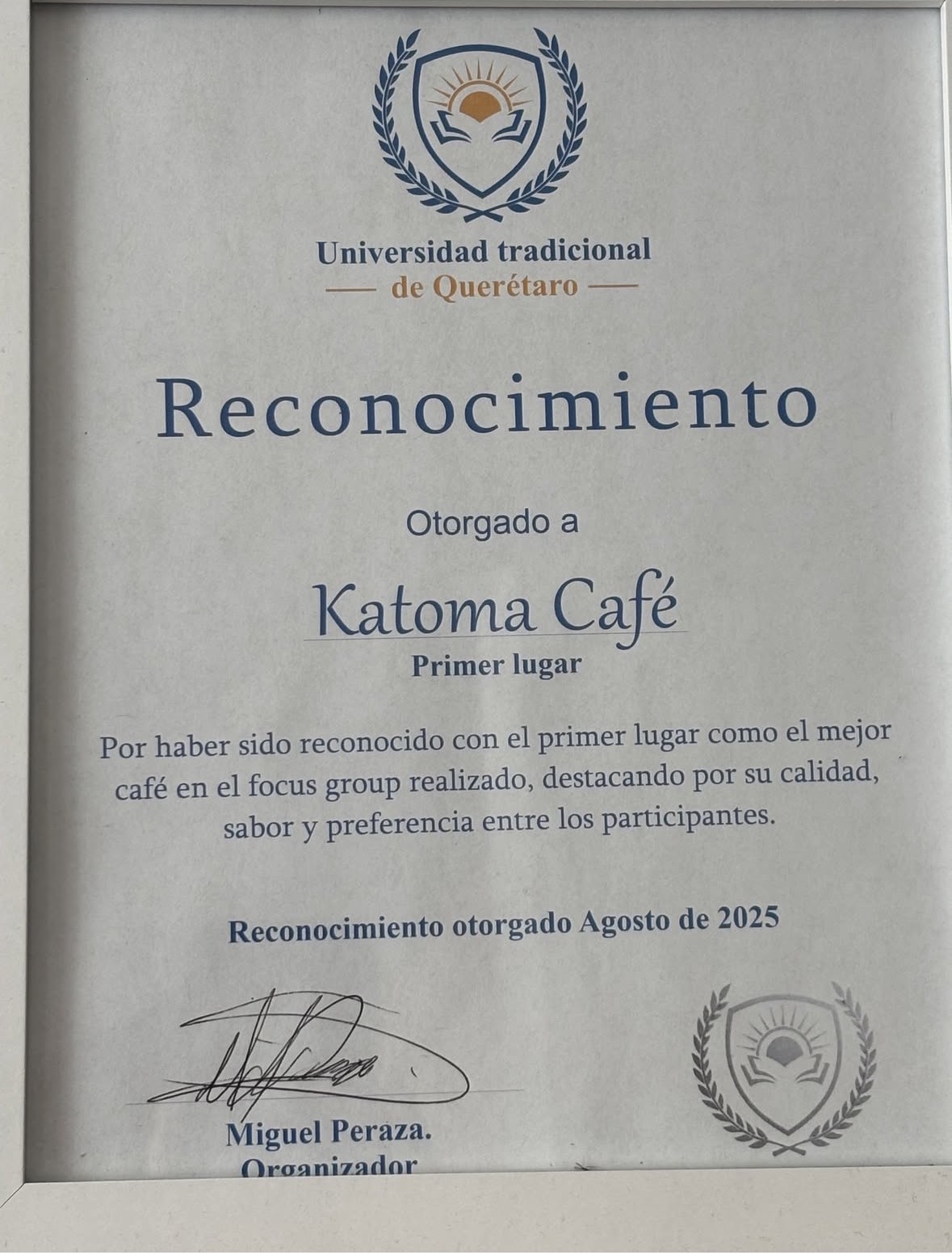 ケレタロ大学フォーカスグループ 第1位